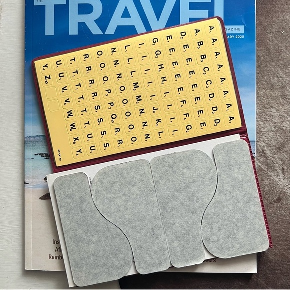 Vintage Scrabble Pocket Edition Board Game Travel Word Game - Picture 9 of 11